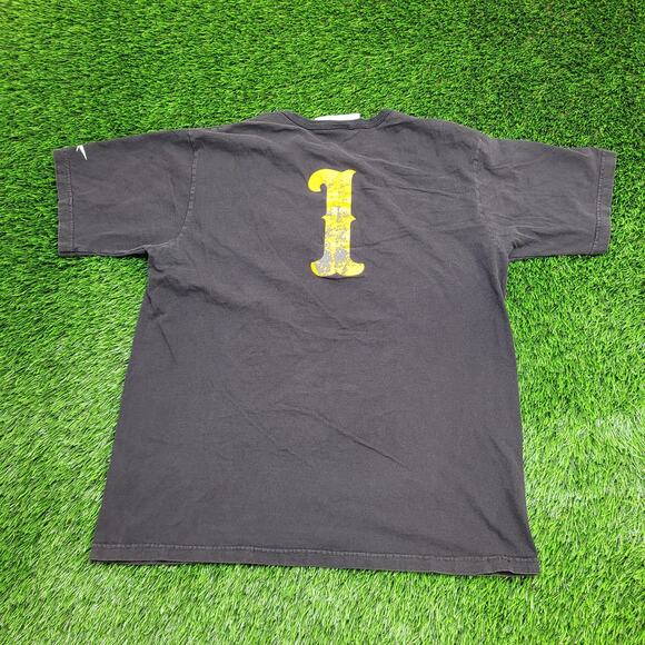 Vintage Reebok Hawks Henley Shirt Large 22x27 IOWA Arch Y2K - Picture 2 of 16